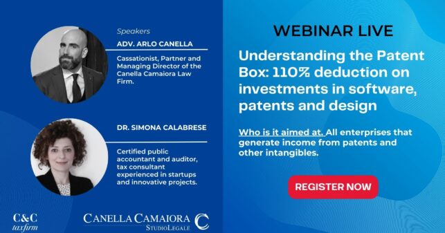 Understanding the Patent Box: 110% deduction on investments in software, patents and design